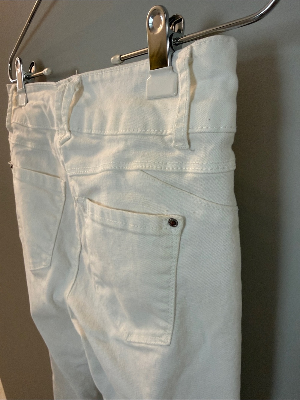 Curve Appeal Curve Creator White High-Rise Boot Jeans — Mid Rise Stretch, 4/27 - Picture 6 of 7